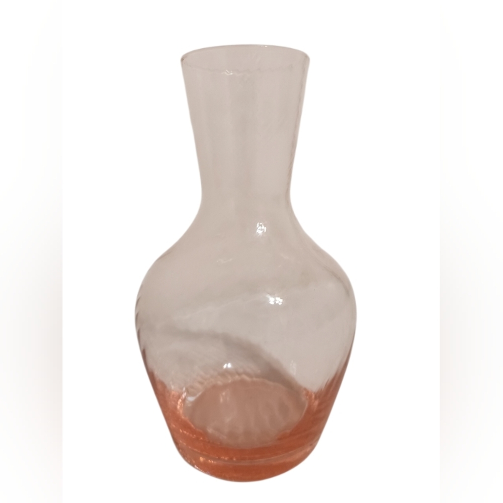 VINTAGE LIGHT PINK DEPRESSION GLASS - FLOWER VASE 🌼🩷